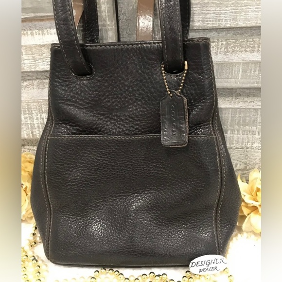 COACH Sonoma Adj Drawstring Bag Brown GUC! # 4923 - Picture 3 of 10